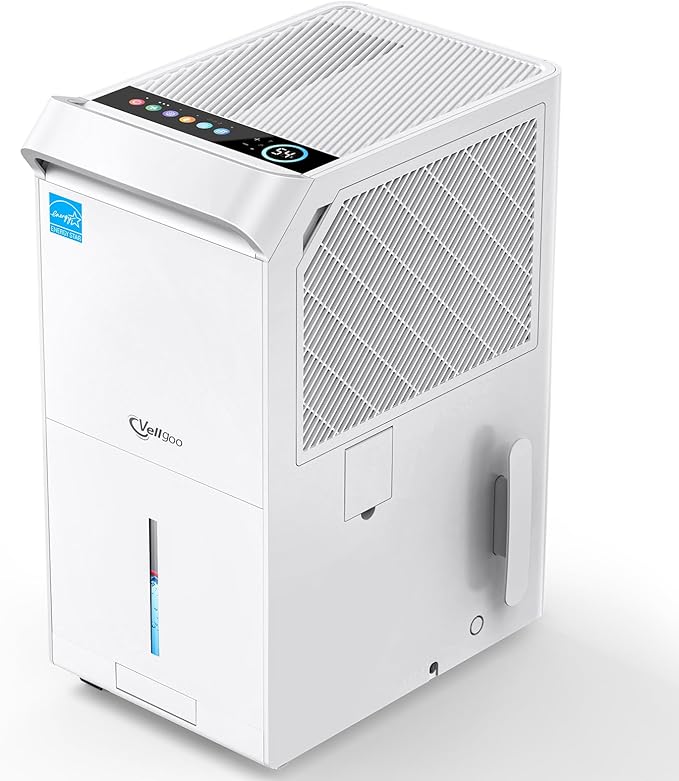 5, 000 Sq.Ft Most Efficient Energy Star 2024 Dehumidifier, Vellgoo Max 120 by Vellgoo