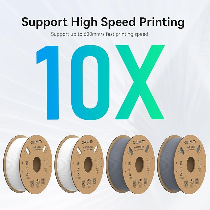 Creality Hyper PLA Filament 1.75mm, 30-600mm/s High Speed 3D Printer Filament - Image 4