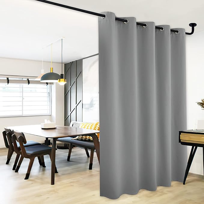 NICETOWN Sliding Door Curtains, Wide Thermal Blackout Patio Door Curtain Panel by NICETOWN