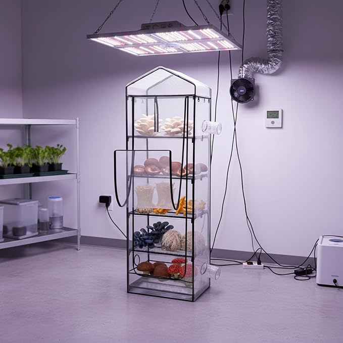 Windyun 5 Tier Extra Tall Mushroom Grow Tent Kit - Image 7