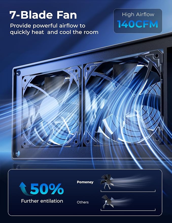 Register Booster Fan, Fits 4” x 10” - Image 3