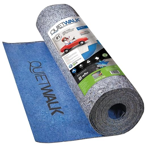 QuietWalk Underlayment 200 sq ft – 3 mm Thick – by MPGlobalProducts