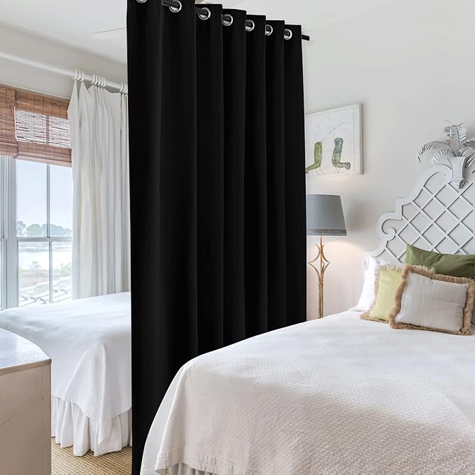 RYB HOME Privacy Curtain for Sliding Glass Door, Light Block Noise Reduce - Image 4