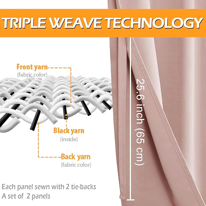 Hiasan Blackout Curtains for Bedroom - Image 4