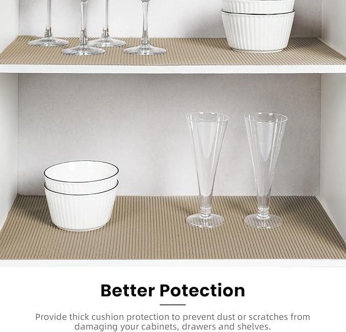 BAGAIL Drawer and Shelf Liner, 12 in X 10 Ft Non-Adhesive Shelf Liners - Image 5