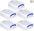 Really Useful Box Stackable 8.1 Liter Plastic Storage Container Bin by ReallyUsefulBox