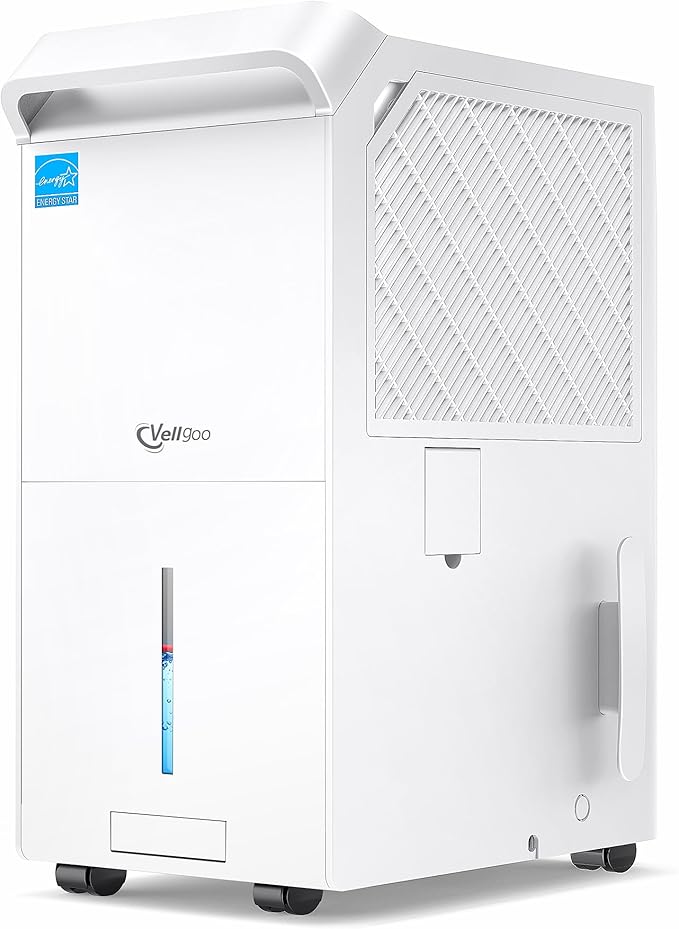 6, 000 Sq.Ft Most Efficient Energy Star 2025 Dehumidifier, Vellgoo Max 140 by Vellgoo