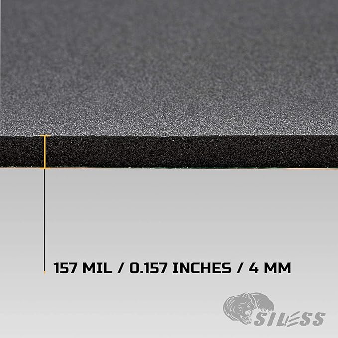 Siless Liner 157 mil 36 sqft Car Sound Deadening Closed Cell Foam & Heat - Image 3
