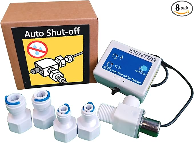 Water Leak Detector with Sensor Alarm, Power Insufficient Detection, Auto by Home