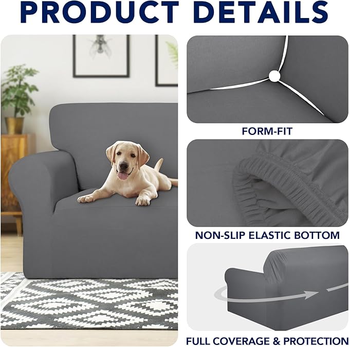 PureFit 100% Dual Waterproof Couch Cover Slipcovers - Image 4