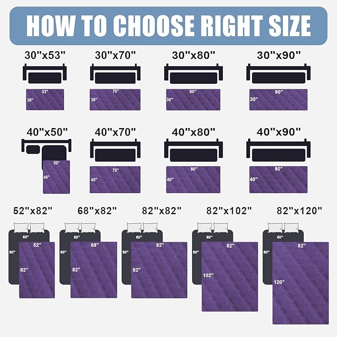 Smiry Waterproof Dog Bed Cover Pet Blanket, Soft Washable Dog Blanket - Image 6