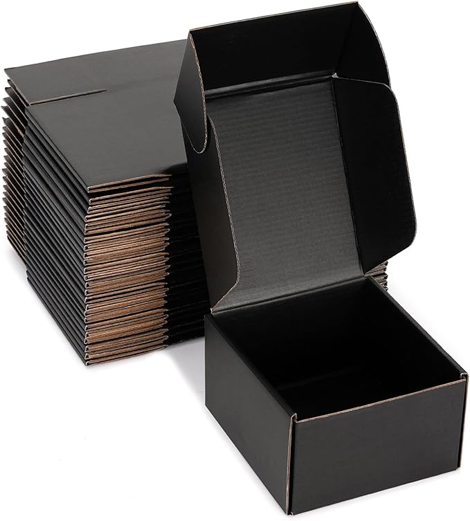 Small Shipping Boxes 6x6x4 Inch by DUZCLI