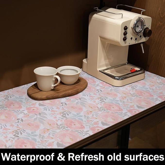 Peony Shelf and Drawer Liner for Kitchen, Non-Adhesive and Strong Non-Slip - Image 9