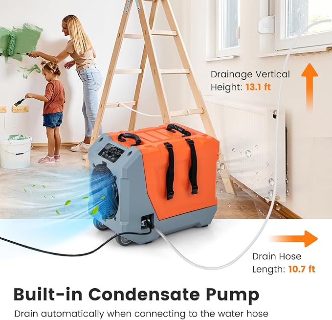 COSTWAY 180 PPD Crawl Space Dehumidifier - Image 5