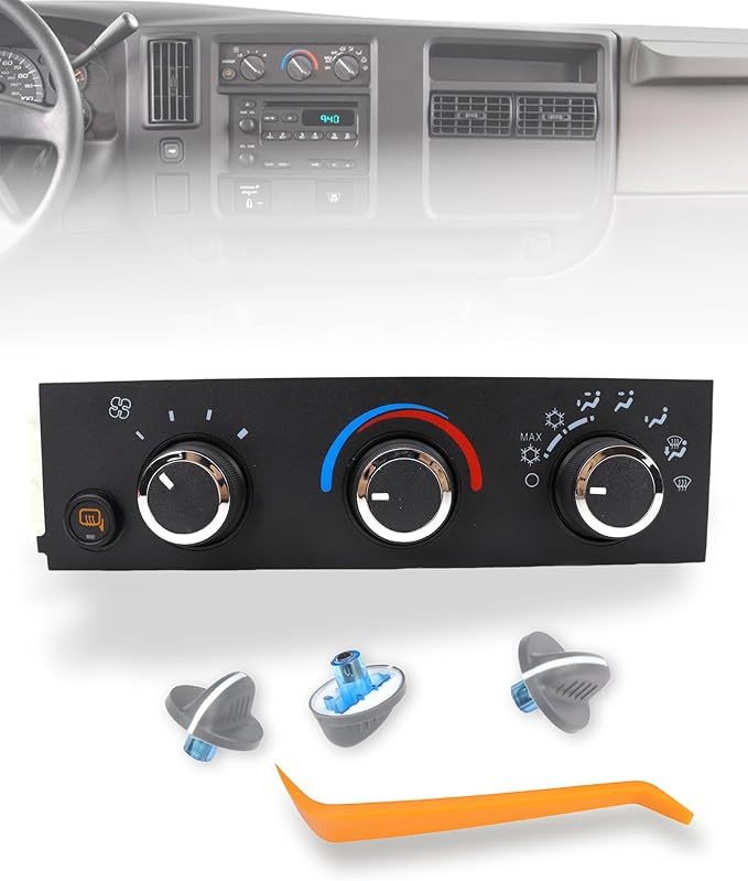 Flecto Manual Climate Control Module AC Heater Panel Compatible by Flecto
