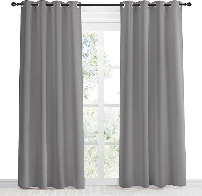 NICETOWN Blackout Curtain & Drape 86 inch Length, 55 inch Wide, Sold by 1 Panel - Image 2
