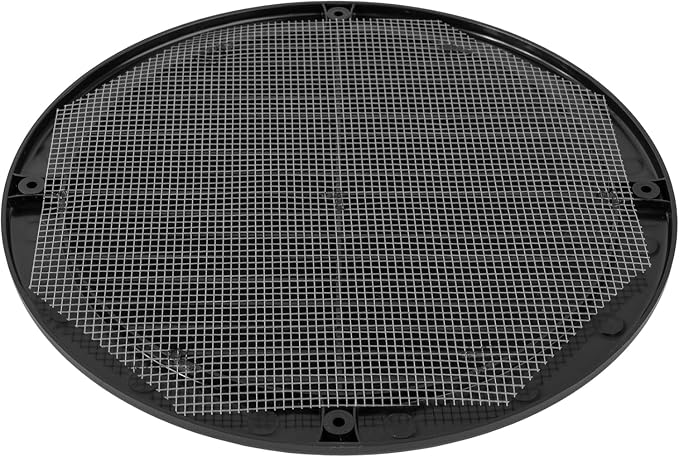 50-Pack 8" Round Air Vent Cover – Black Plastic Soffit Air Vent Deflector - Image 9