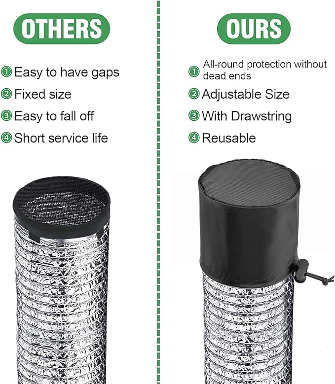 2 Pcs Grow Tents Vent Cover - Image 4