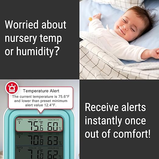 ThermoPro 500FT Indoor Outdoor Thermometer Wireless - Image 5