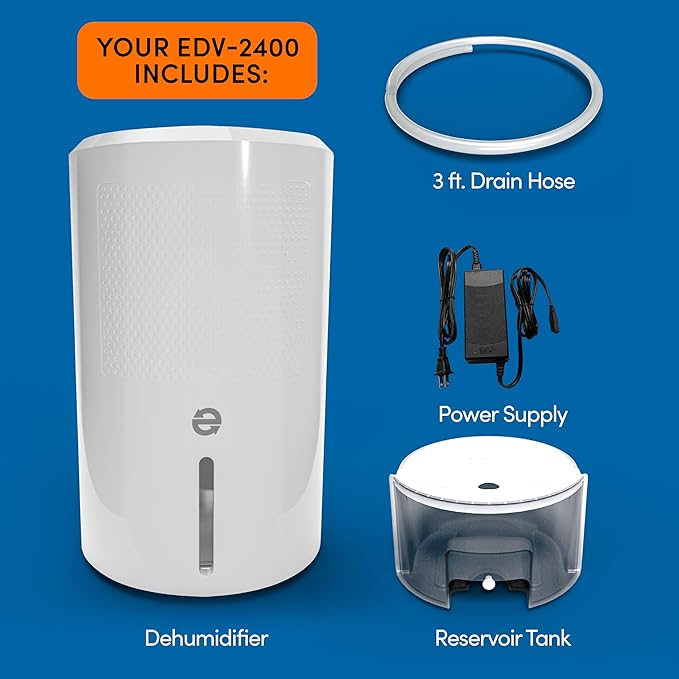 Eva-Dry EDV-2400 Compact and Powerful Dehumidifier | Eliminate Moisture | - Image 3