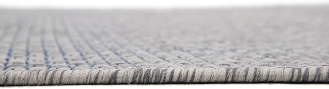 Unique Loom Collection Casual Transitional Solid Heathered Indoor/Outdoor - Image 9