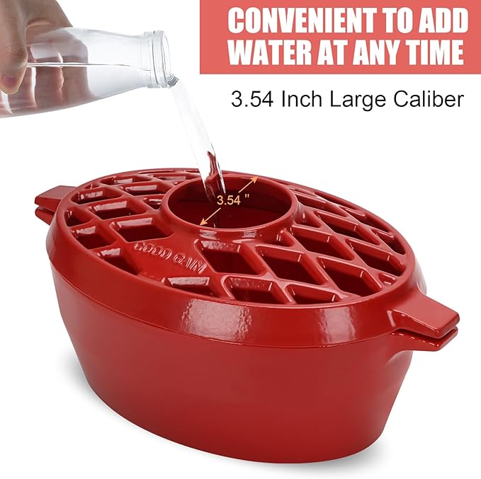 G Good Gain Wood Stove Steamer, Fireplace Humidifier, Cast Iron Humidifier - Image 5