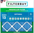 Filterbuy 22x22x1 Air Filter MERV 13 Optimal Smoke & Allergy Defense, by Filterbuy