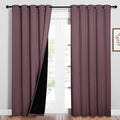 NICETOWN 100% Blackout Window Curtain Panels, Cold and Full Light Blocking by NICETOWN