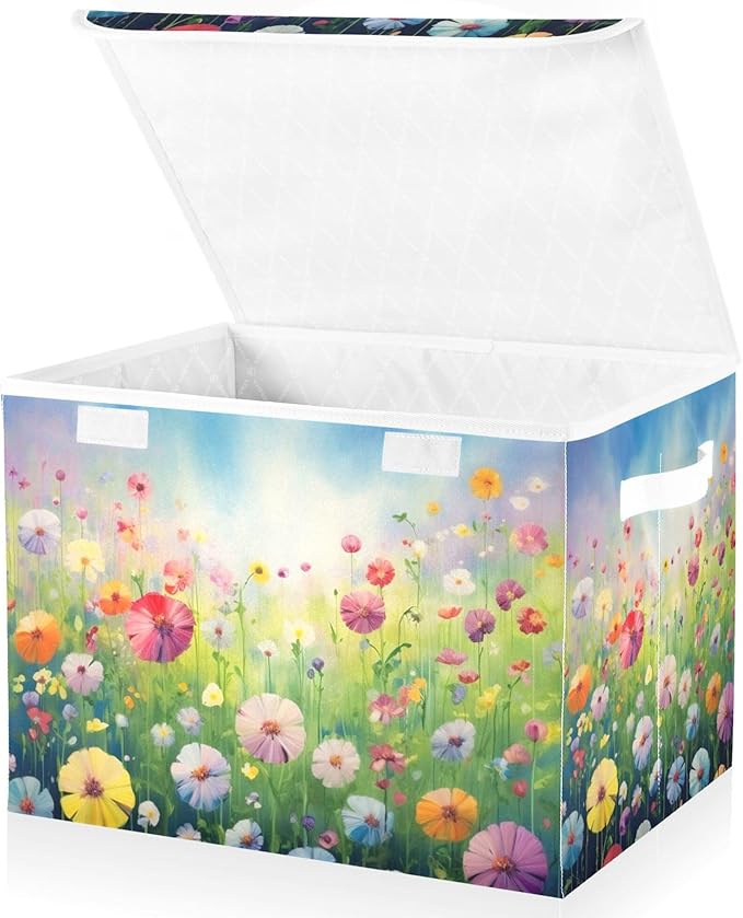 xigua Colorful Flowers Storage Bins - Image 2