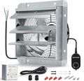 12 Inch Shutter Exhaust Fan, Wall Mount Attic Fan by Hipoilk