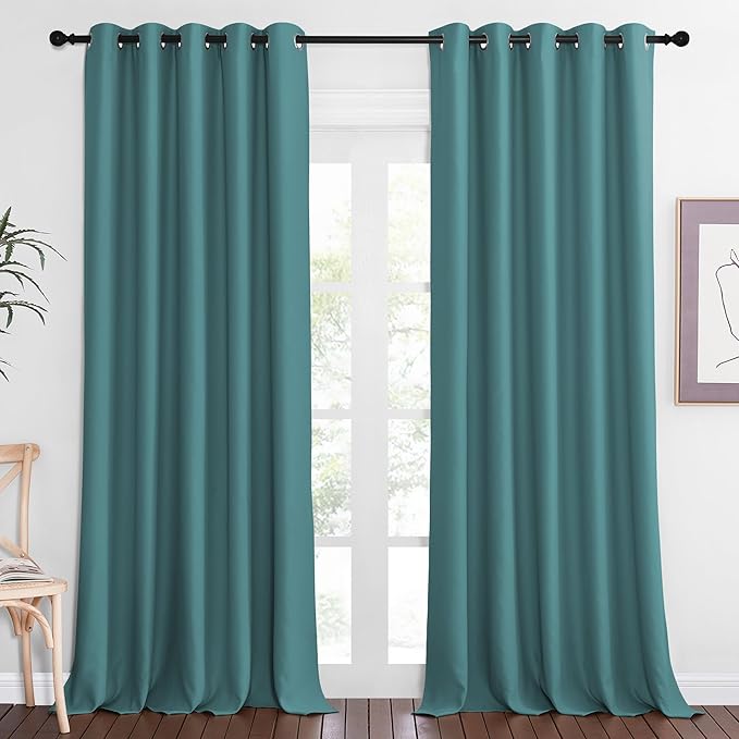 NICETOWN Blackout Curtains 84 Inch Length, Thermal Insulated Curtains by NICETOWN