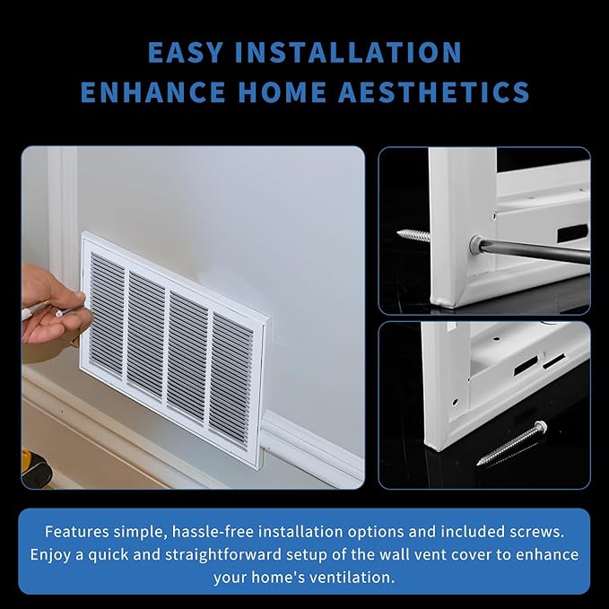 24 x 14 Return Air Grille, Return Air Vent Cover - Image 3