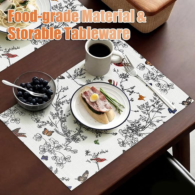 Tatyanna Shelf Liner for Kitchen Cabinets Non Adhesive Drawer Liner Floral - Image 2