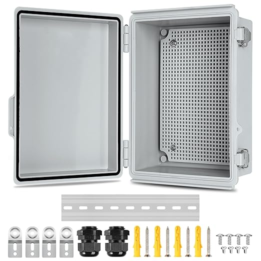 Waterproof Electrical Junction Box, IP67 Plastic Weatherproof Electrical by TOTUFY