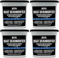 Moisture Absorber 4 Pack with Activated Charcoal Dehumidifier Bucket, Unscented by BetterBoat