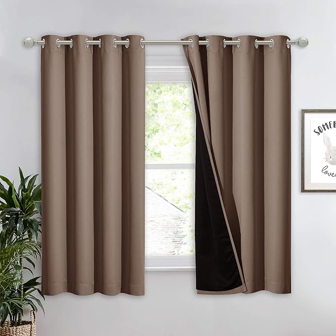 NICETOWN Total Blackout Panel for Nursery, Super Soft, Heavy Duty and Thick by NICETOWN