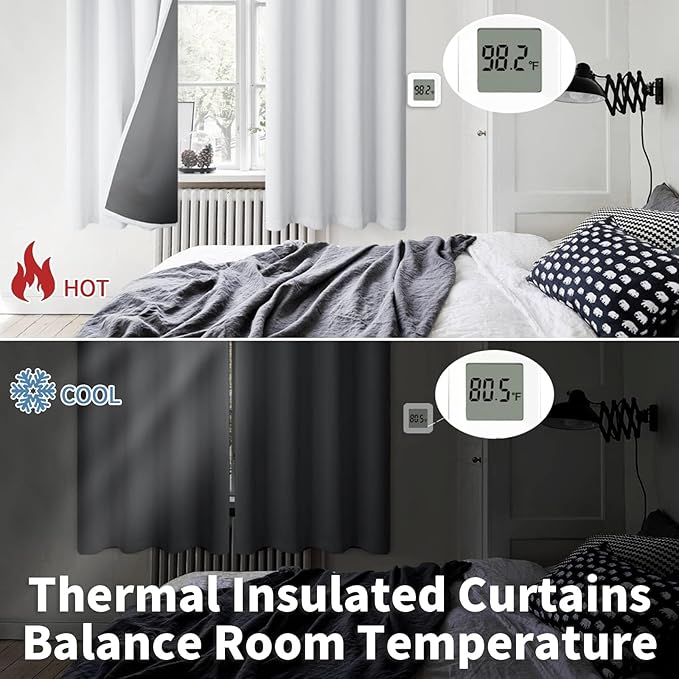 BGment 45 Inch Curtains for Bedroom - Image 4