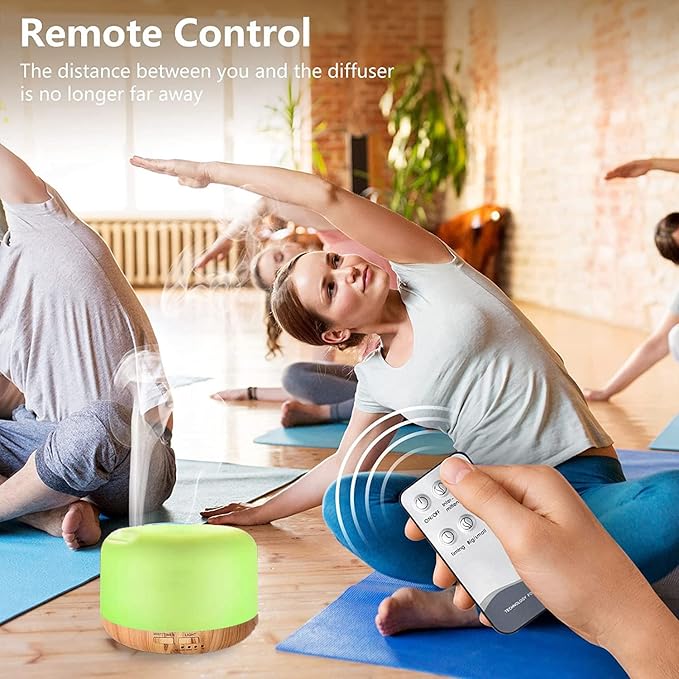 Oil Diffuser Humidifier 300ML, Electric Ultrasonic Air Aroma Diffusers Vaporizer - Image 2