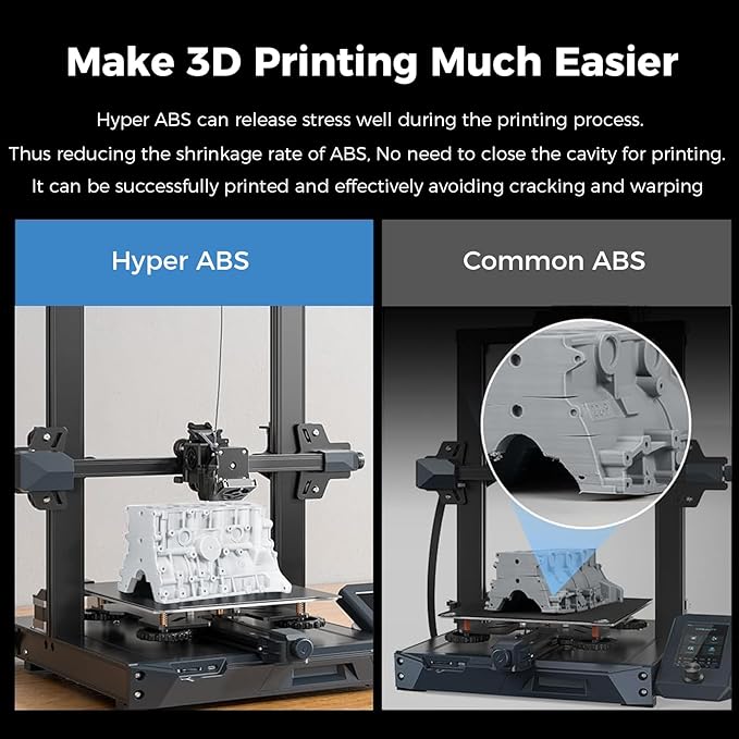 Creality Hyper ABS Filament for K1/K1 Max/K2/K2 Plus, Official 3D Printer - Image 5