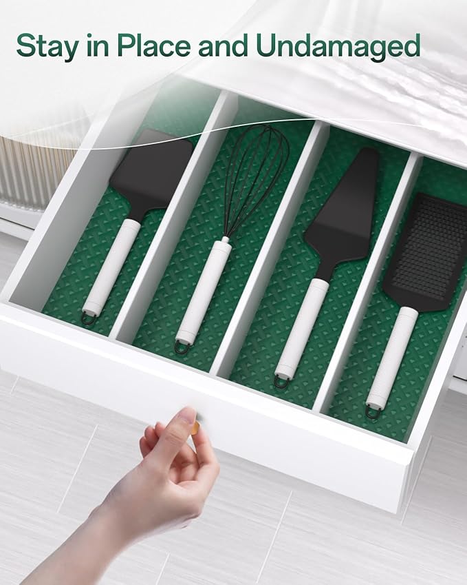 Shelf and Drawer Liner for Kitchen Cabinet, Non-Adhesive 18in x 240in - Image 8