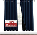 NICETOWN Full Shade Curtain Panels, Pair of Energy Smart & Noise Blocking Out by NICETOWN