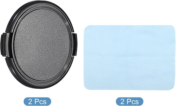PATIKIL Camera Lens Cap, 2 Pack Sides Pinch Front Lens Cover - Image 3
