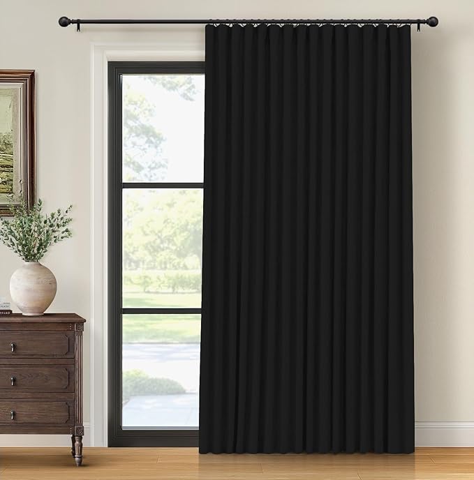 INOVADAY Thermal Sliding Door Curtains 100% Blackout Curtains by INOVADAY