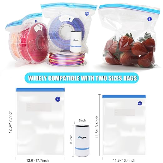 AMOLEN 28PCS Filament Vacuum Storage Kit - Image 4