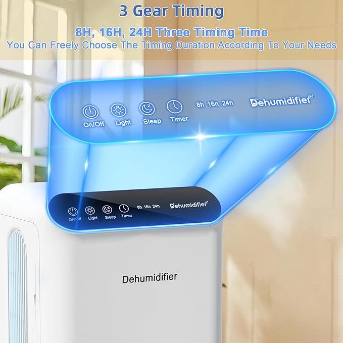 Dehumidifiers for Home, 86oz Water Tank, Dehumidifiers for Bedroom - Image 5