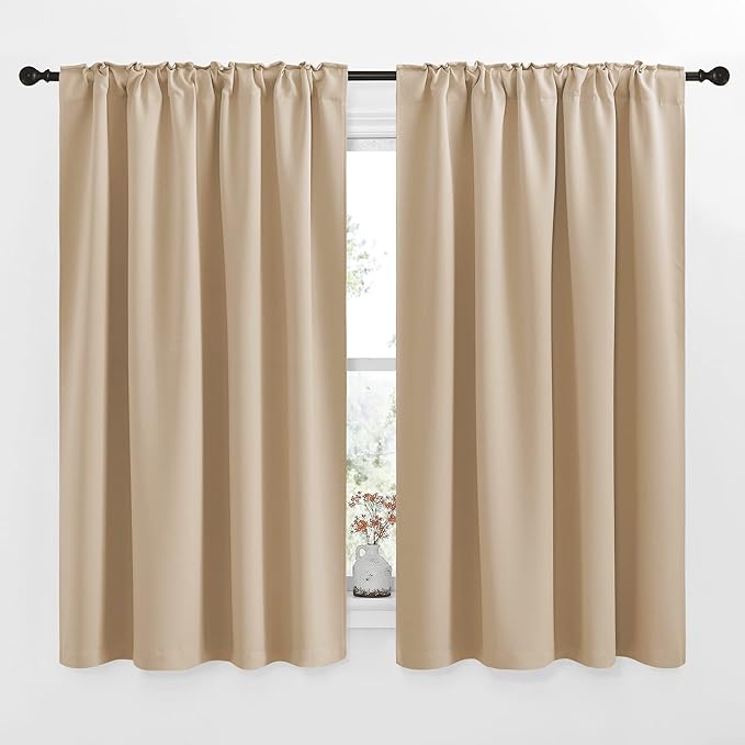 NICETOWN Window Treatment Curtains Room Darkening Drapes - Image 2