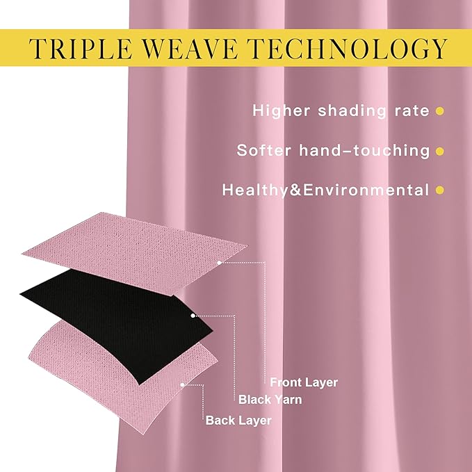 NICETOWN Blackout Curtain Drape - Image 3