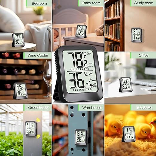 3 Pack Room Thermometer Indoor Hygrometer - Image 5