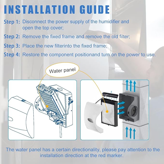 4793 Humidifier Filter for AprilAire Whole-House Humidifier550, 558. Water - Image 7