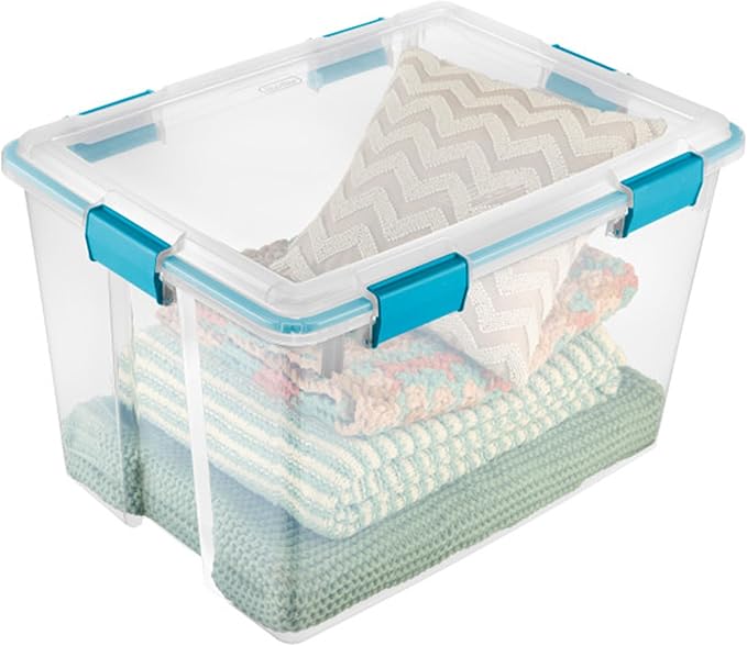 Sterilite 8-Pack Gasket Box, Weather-Resistant Storage Bins - Image 8